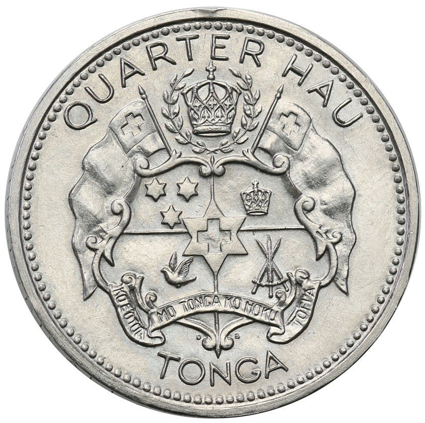 Tonga 1/4 Hau 1968 PALLAD 50-te urodziny króla st.1